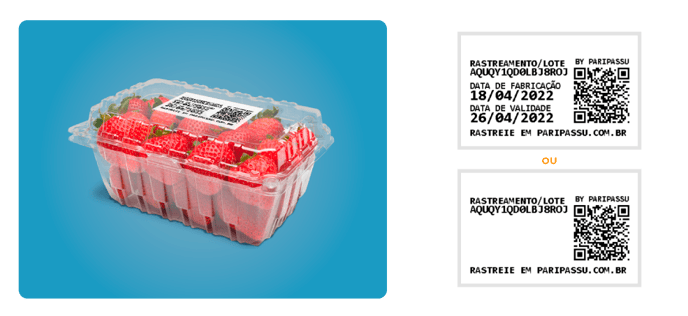etiquetas produtos embalados com informações nutricionais